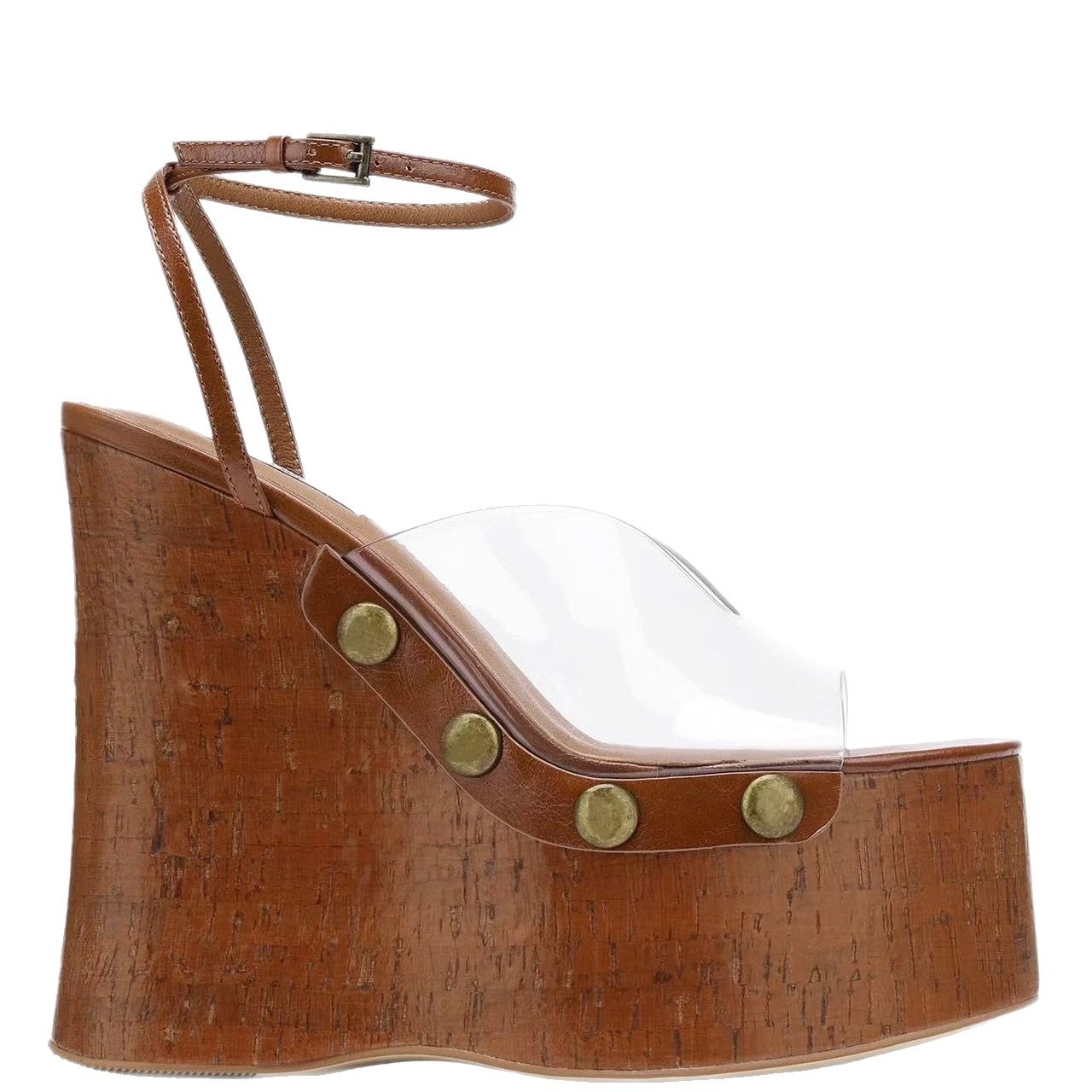 Wide Fit Heels - Летние женские сандалии 2026 на танкетке