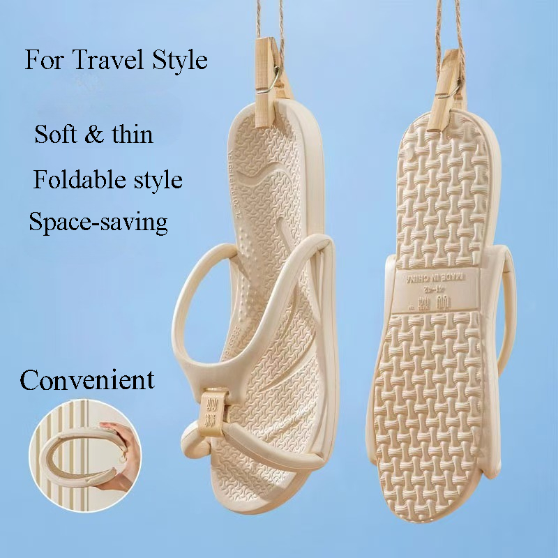 Mule Slip On - Складные дорожные тапочки унисекс из ЭВА,