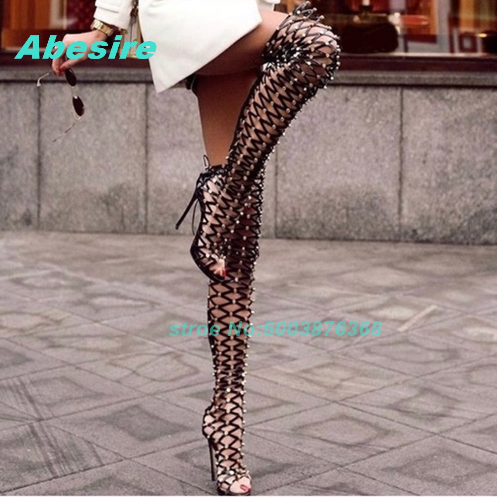 Сандалии-ботинки с заклепками  – обзор и цена Women Shoes Boots