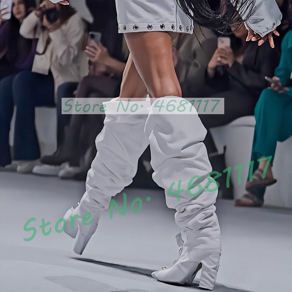 Белые свободные плиссированные – обзор и цена Wide Fit Heels